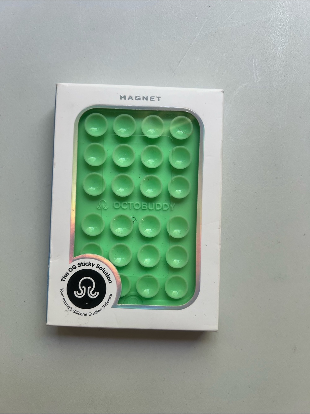 Octobuddy Silicone Suction Cup Phone Case
Mount Magnet - Green Ash